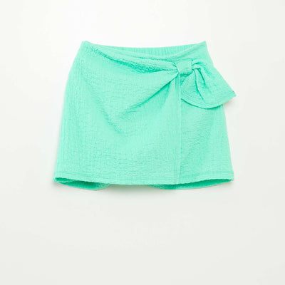 Jupe short courte VERT