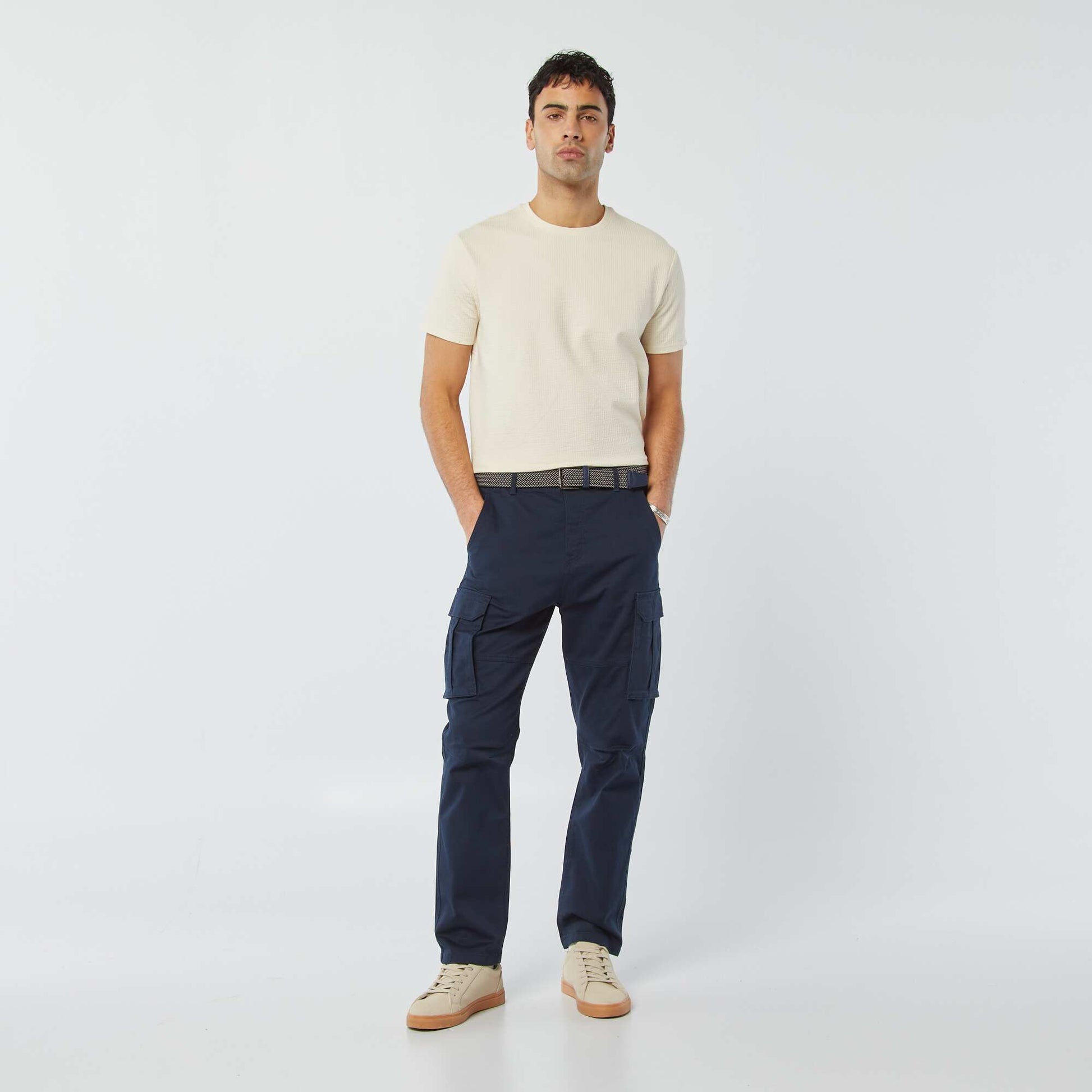 Tee-shirt en seersucker CRèME