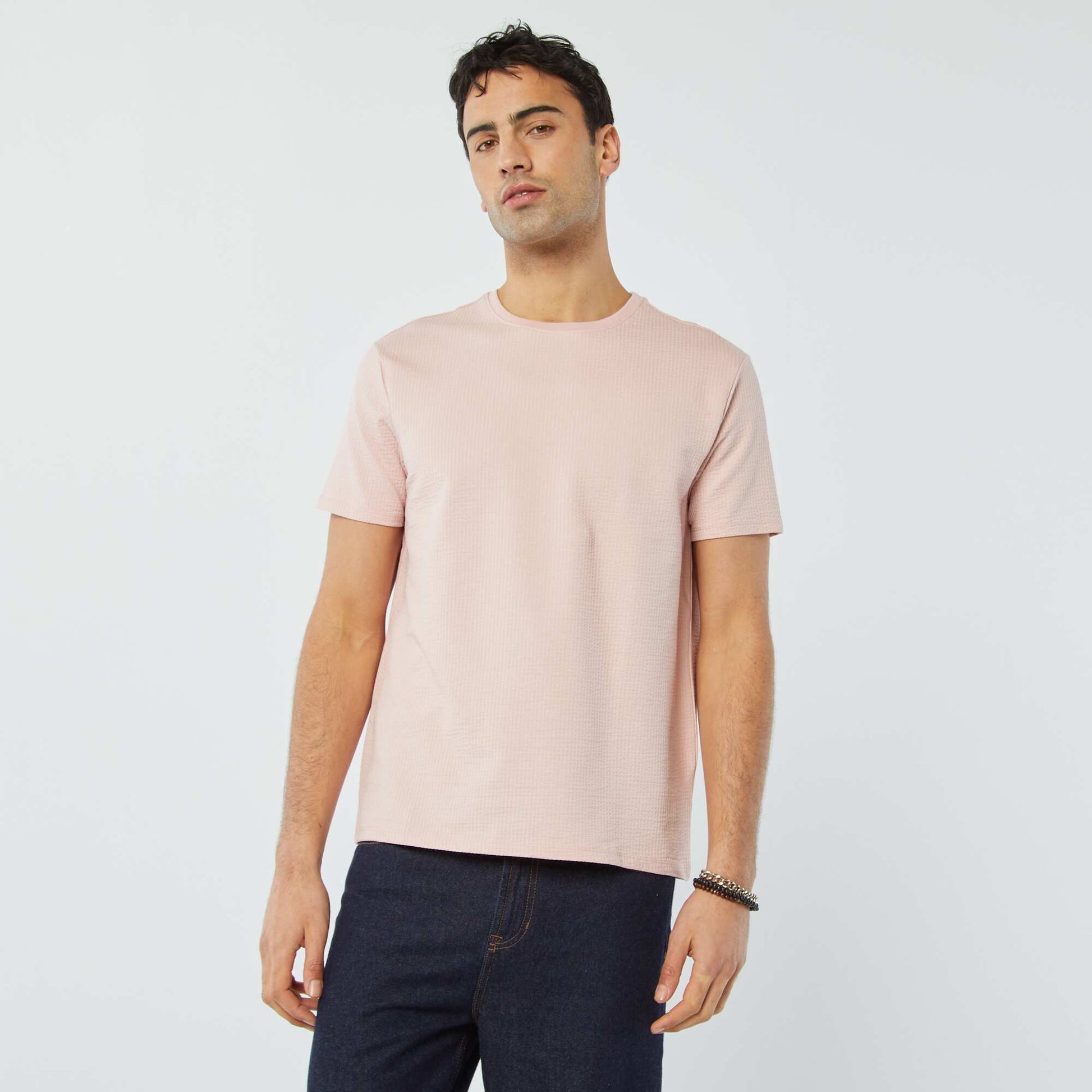 Tee-shirt en seersucker ROSE