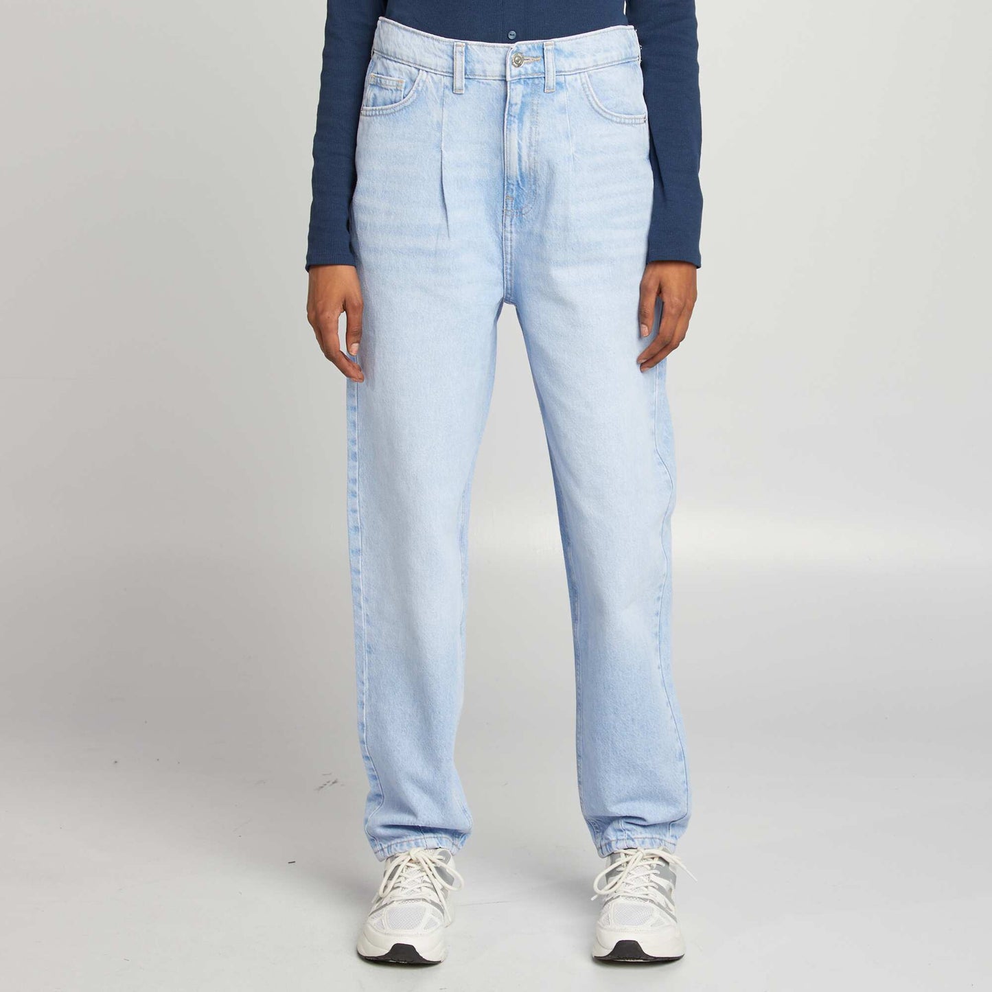 Jean coupe ballon fit BLEU