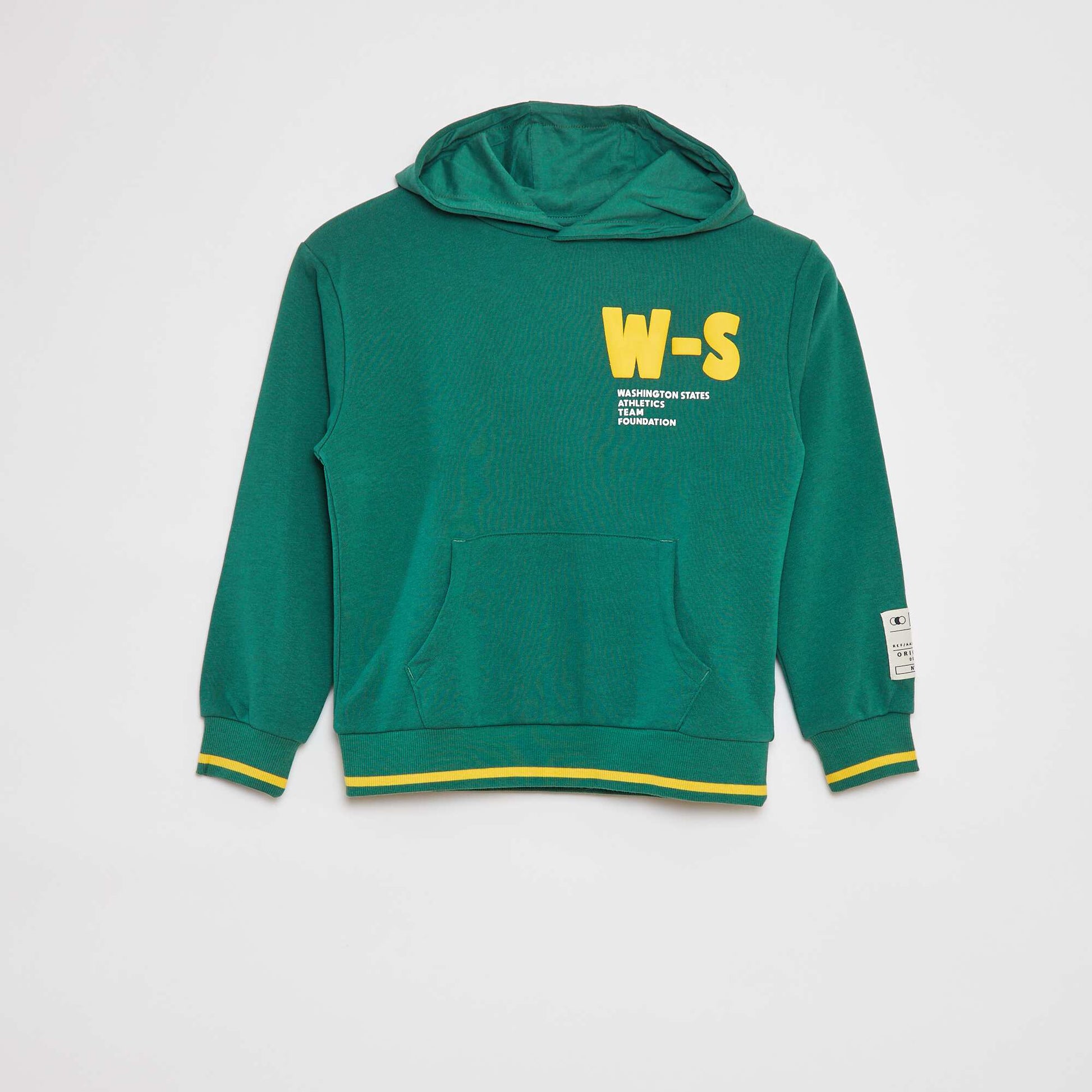 Sweat à capuche avec animation VERT