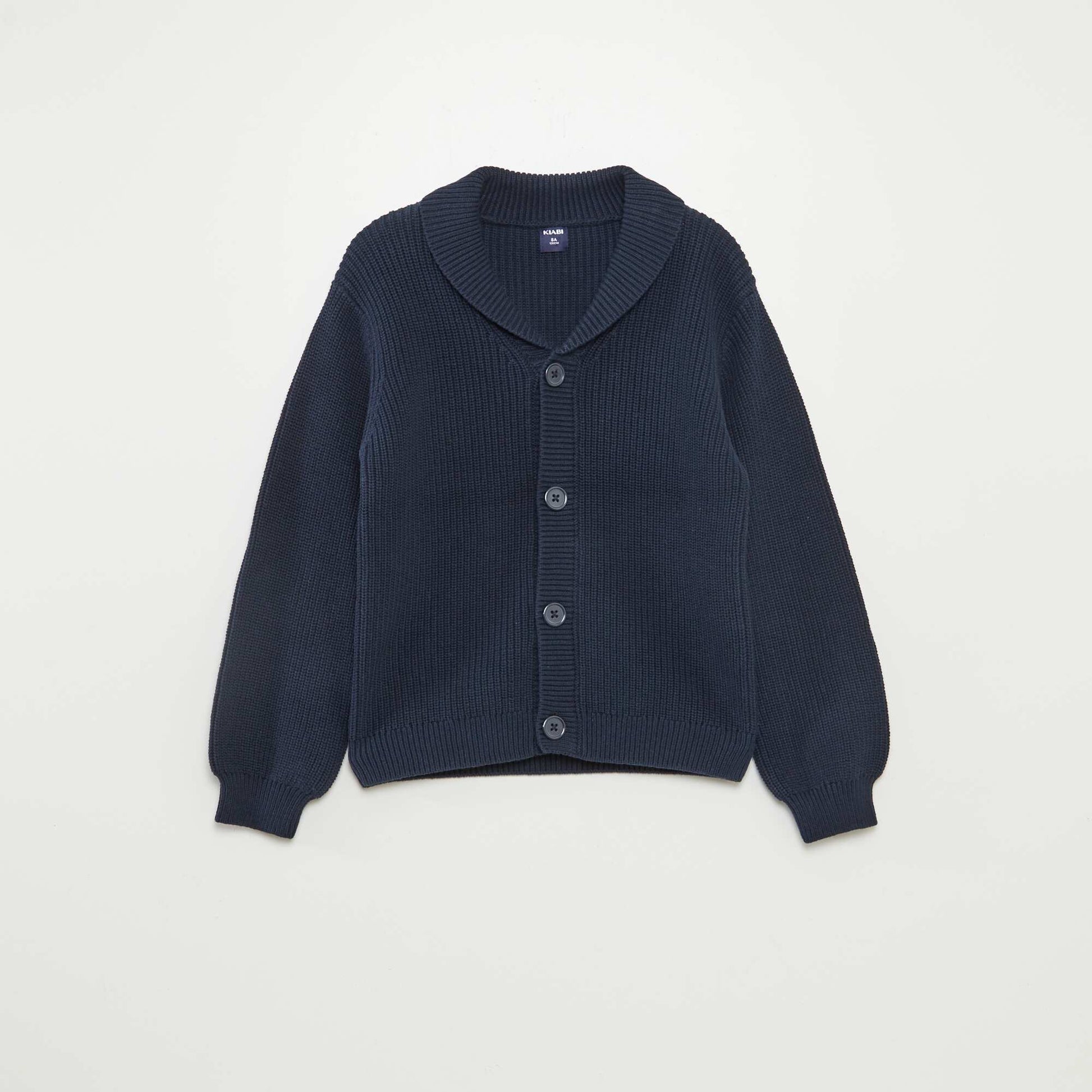 Gilet en maille tricot BLEU