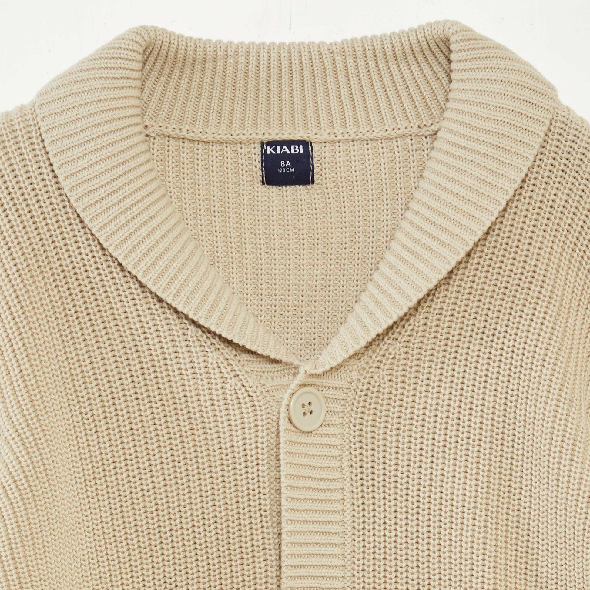 Gilet en maille tricot BEIGE