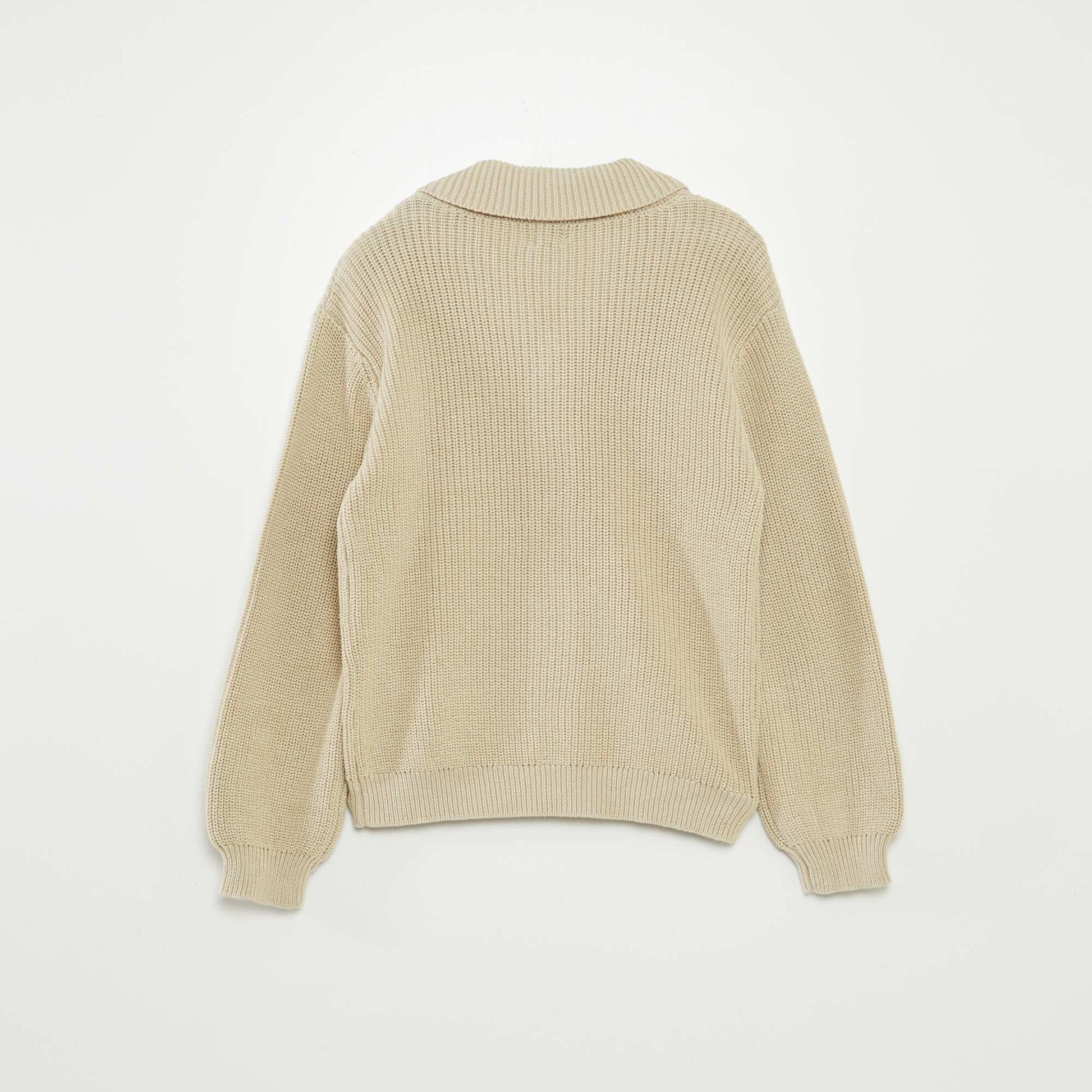 Gilet en maille tricot BEIGE