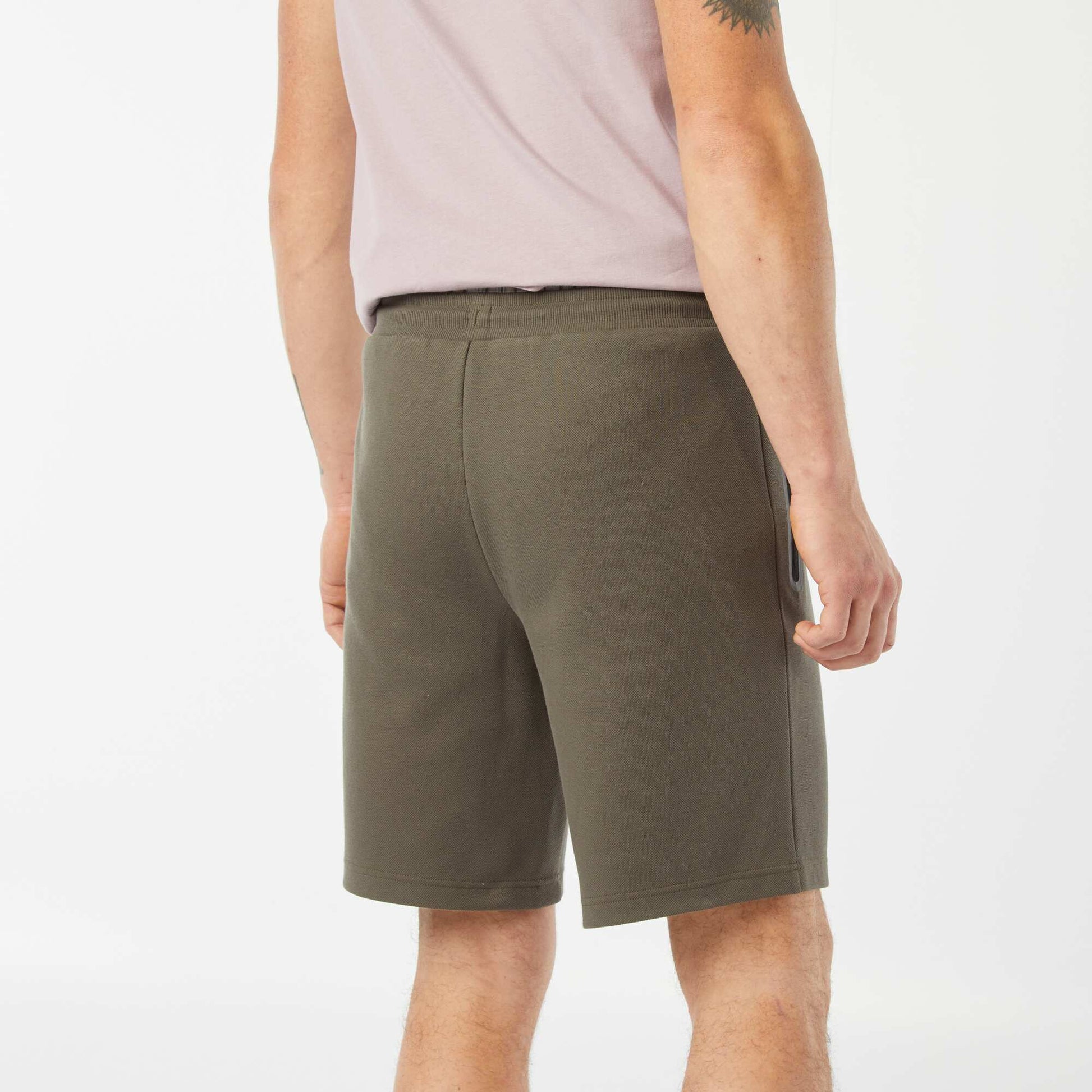 Bermuda avec poches zippées KAKI