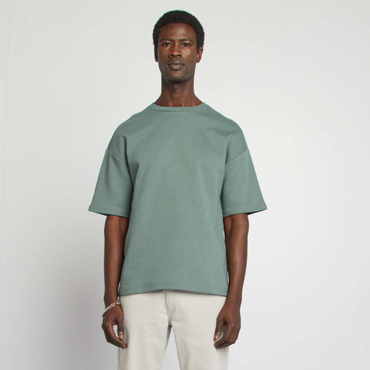 Tee-shirt sweat en molleton VERT