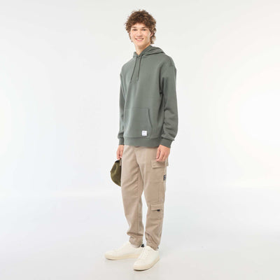 Pantalon esprit 'jogger' multipoches BEIGE