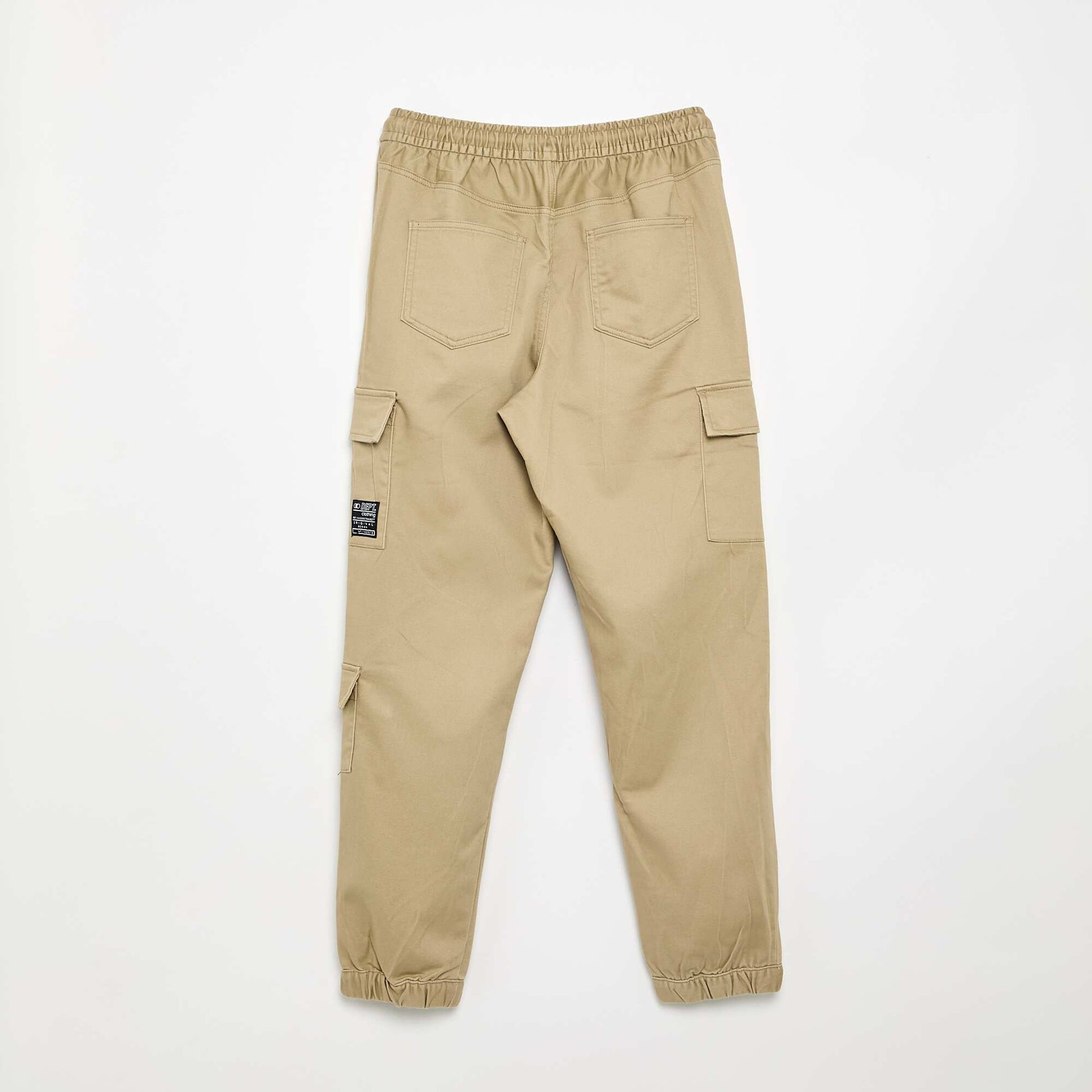 Pantalon esprit 'jogger' multipoches BEIGE