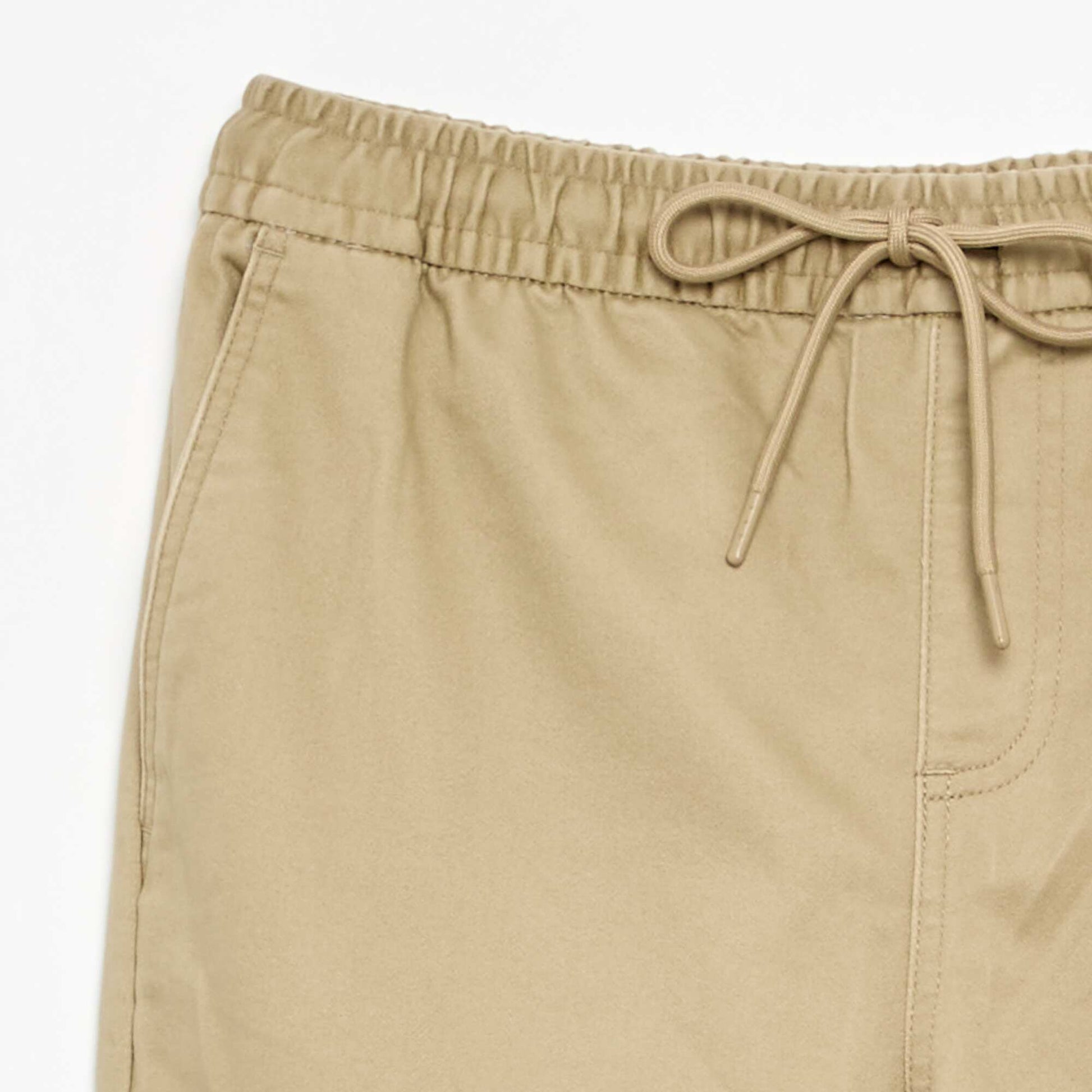 Pantalon esprit 'jogger' multipoches BEIGE