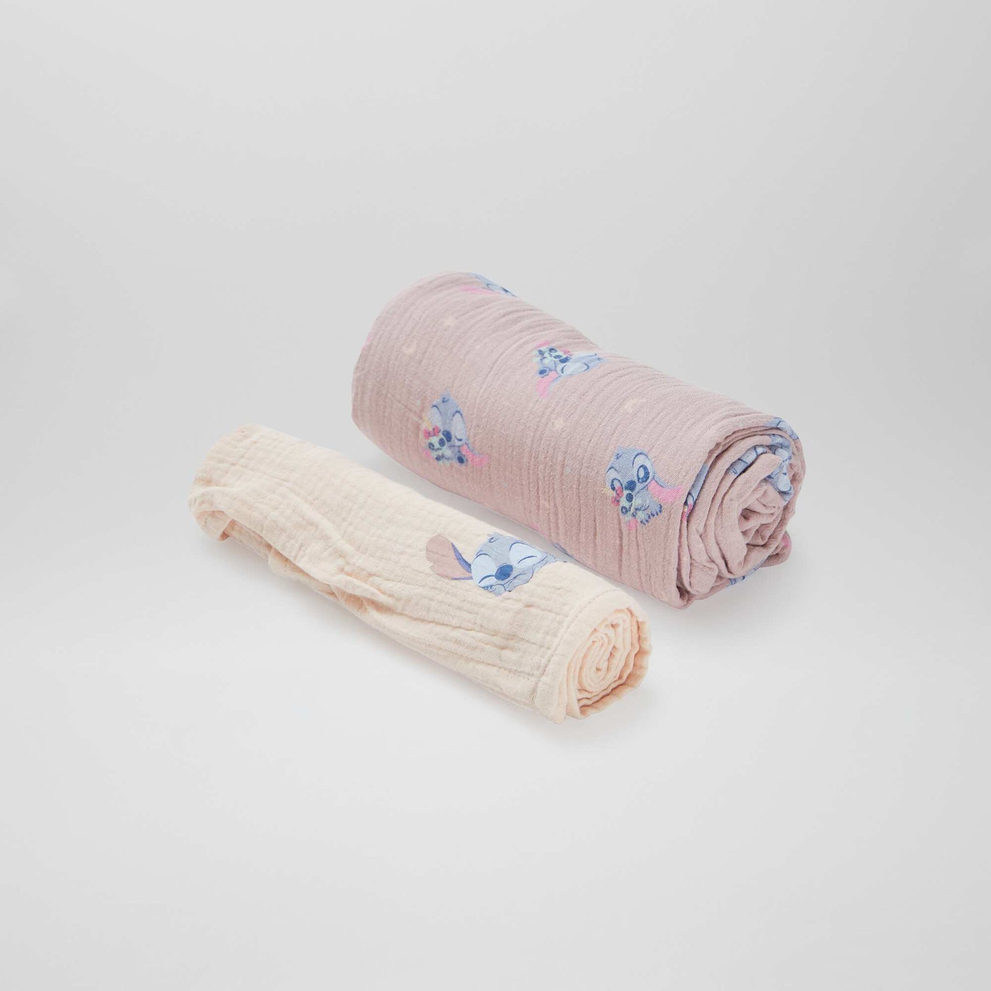 Lot de 2 langes 'Stitch' de 'Disney' - 2 pièces ROSE