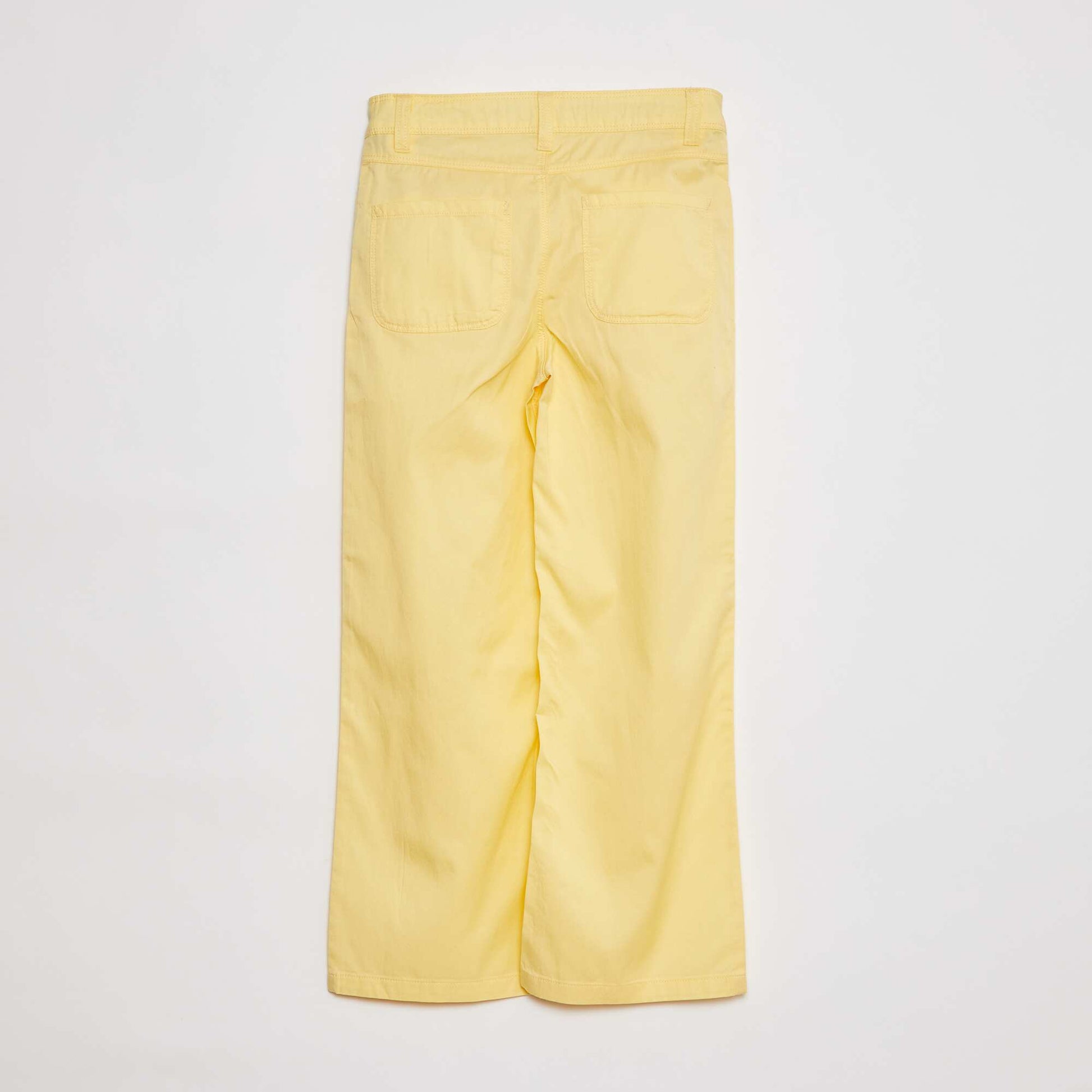 Pantalon large léger JAUNE