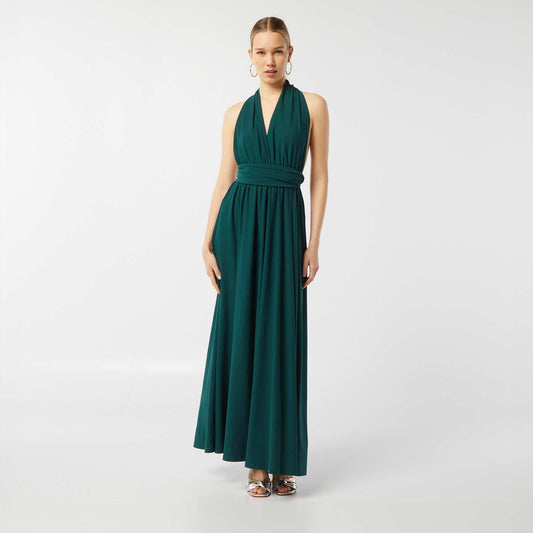 Robe longue multipositions VERT