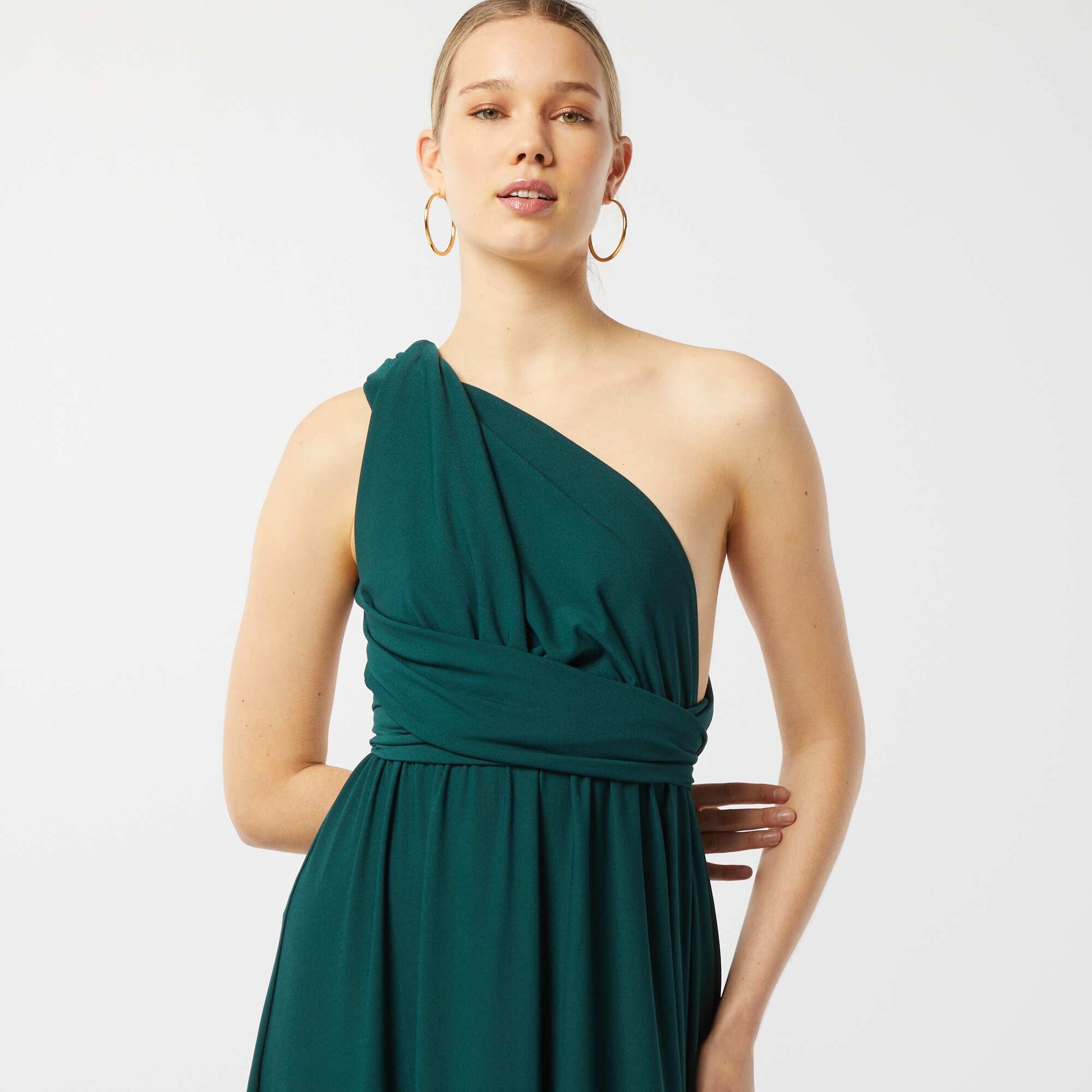 Robe longue multipositions VERT
