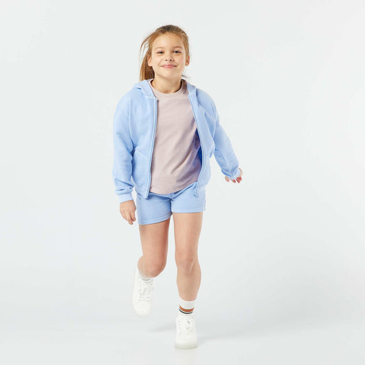 Short en molleton uni BLEU