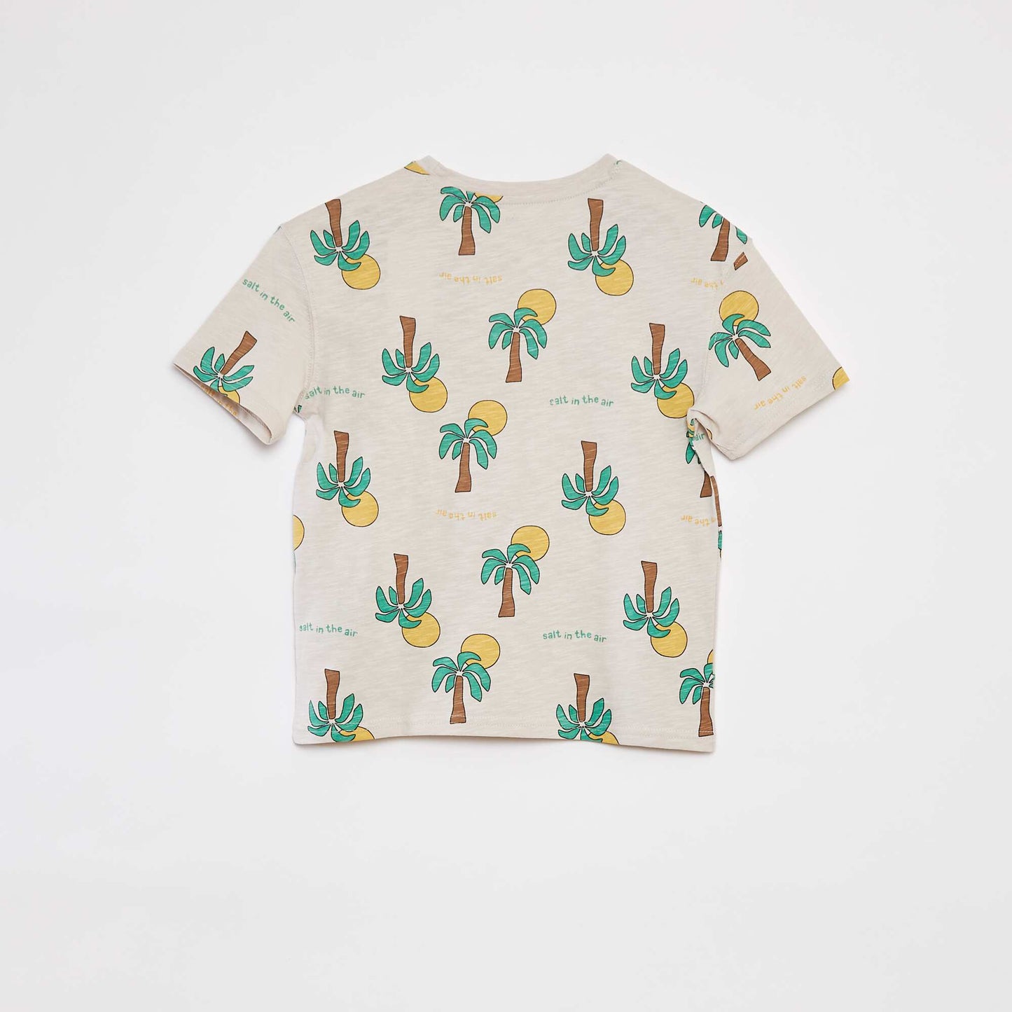 T-shirt imprimé à manches courtes BLANC