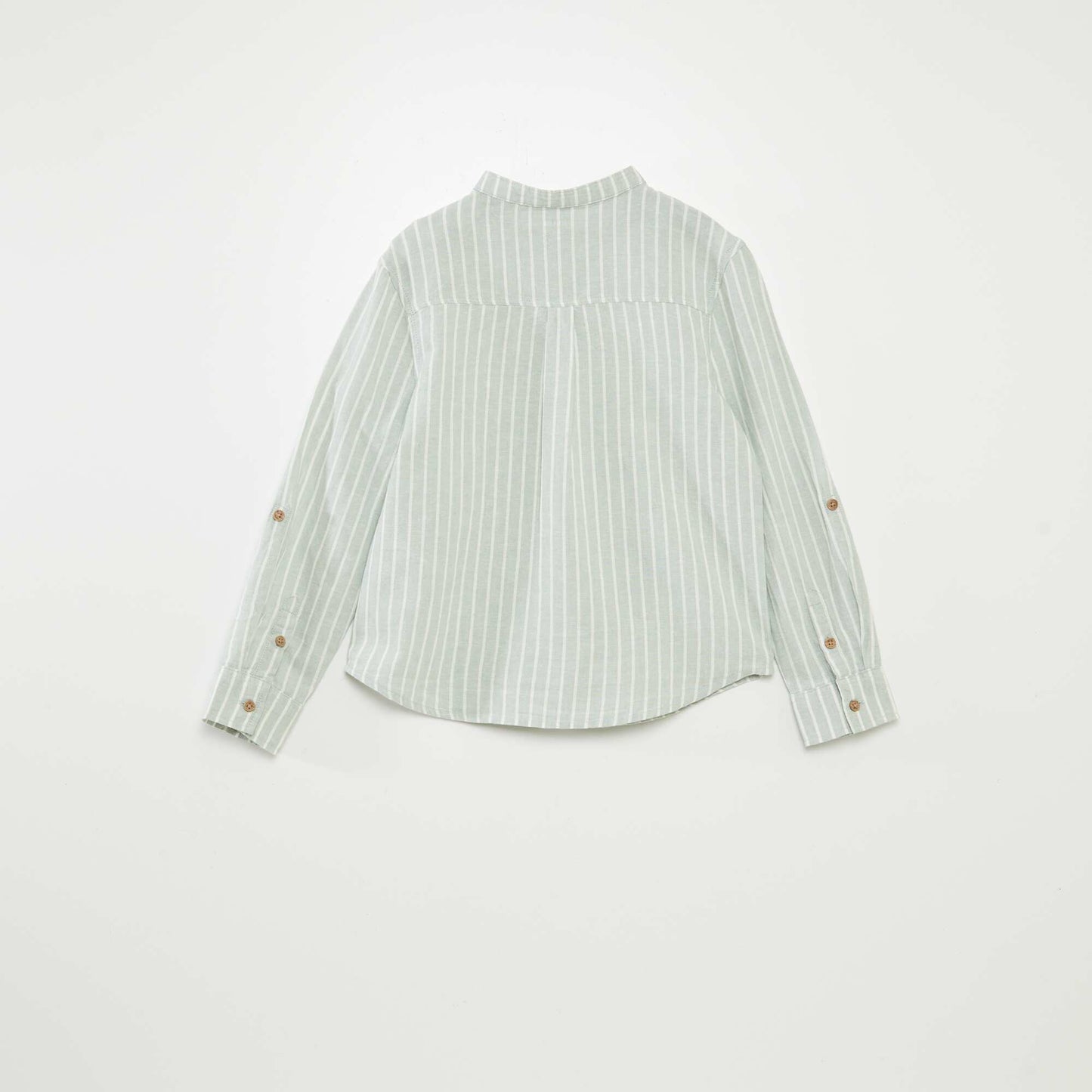 Chemise en lin mélangé VERT