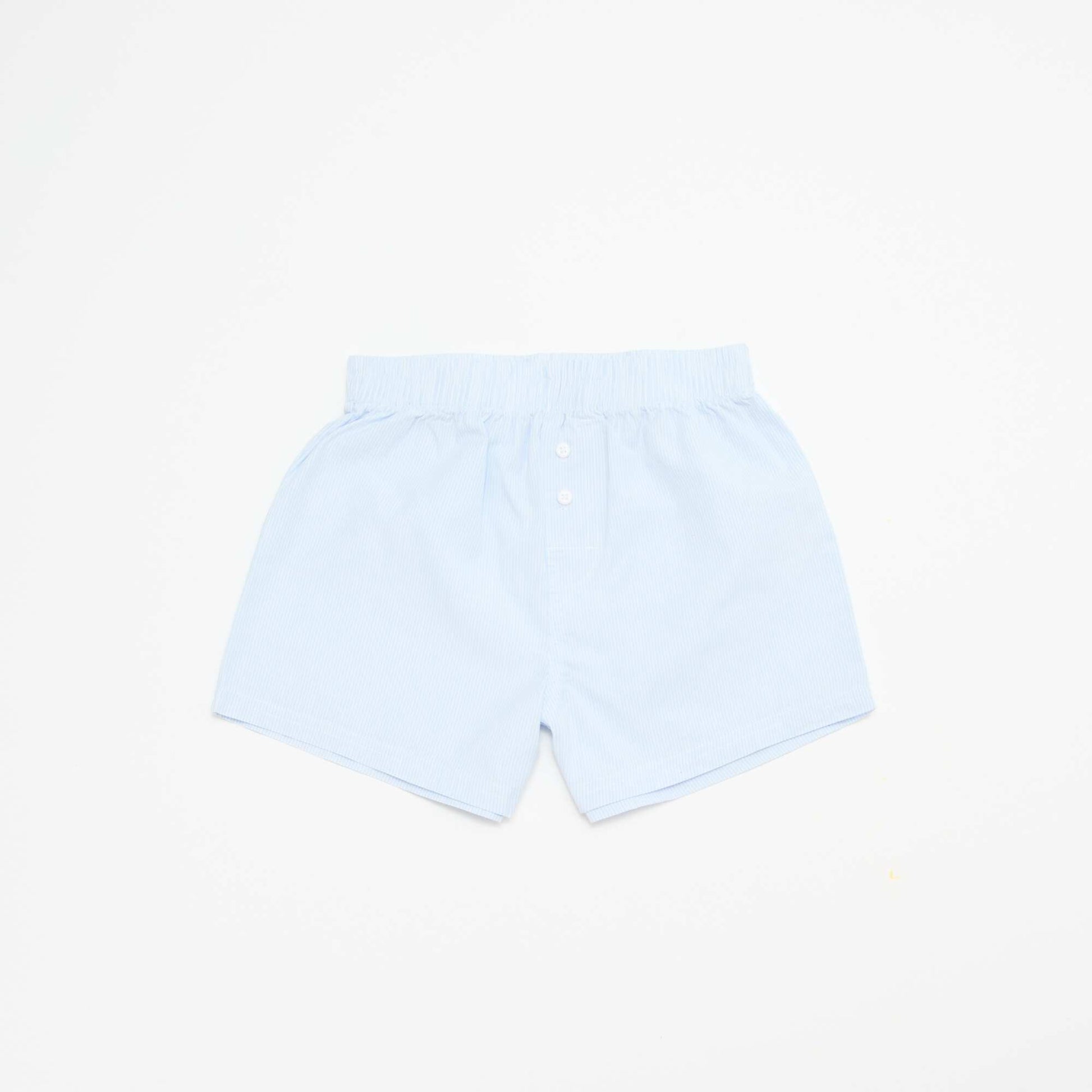 Lot de 2 boxers à carreaux BLEU