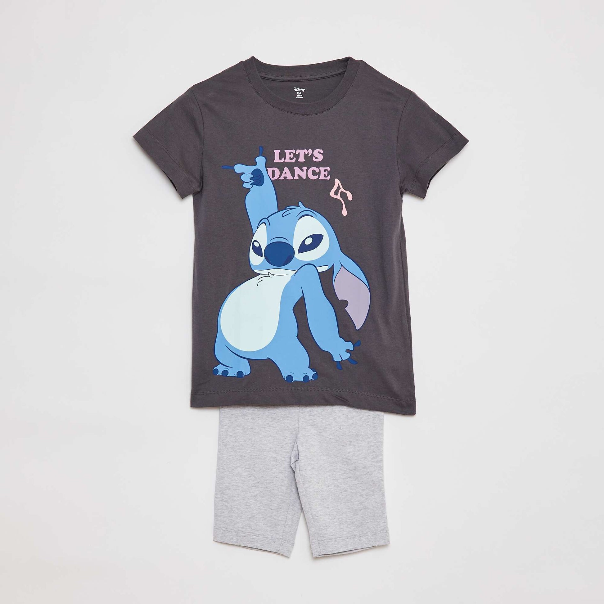 Pyjama t-shirt large + legging 'Disney' - 2 pièces GRIS