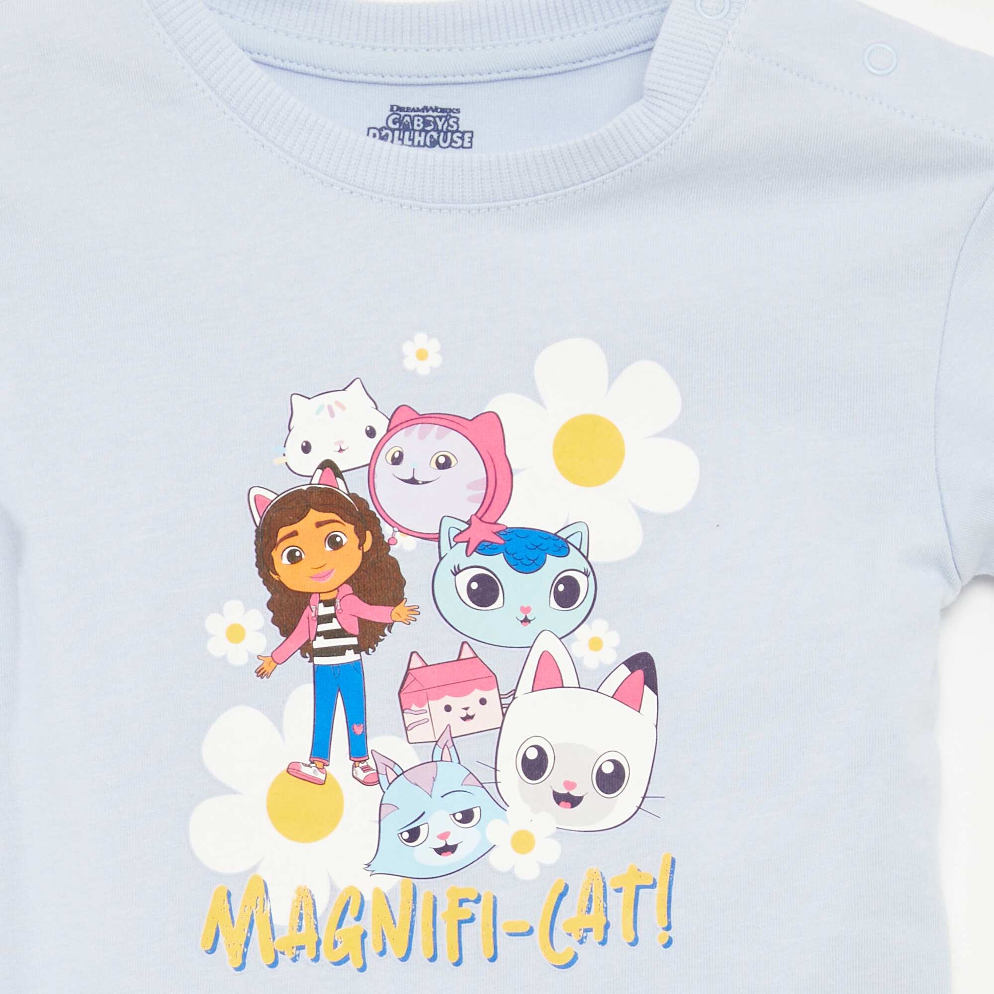 Ensemble pyjama short + t-shirt 'Gabby et la maison magique' - 2 pièces BLEU