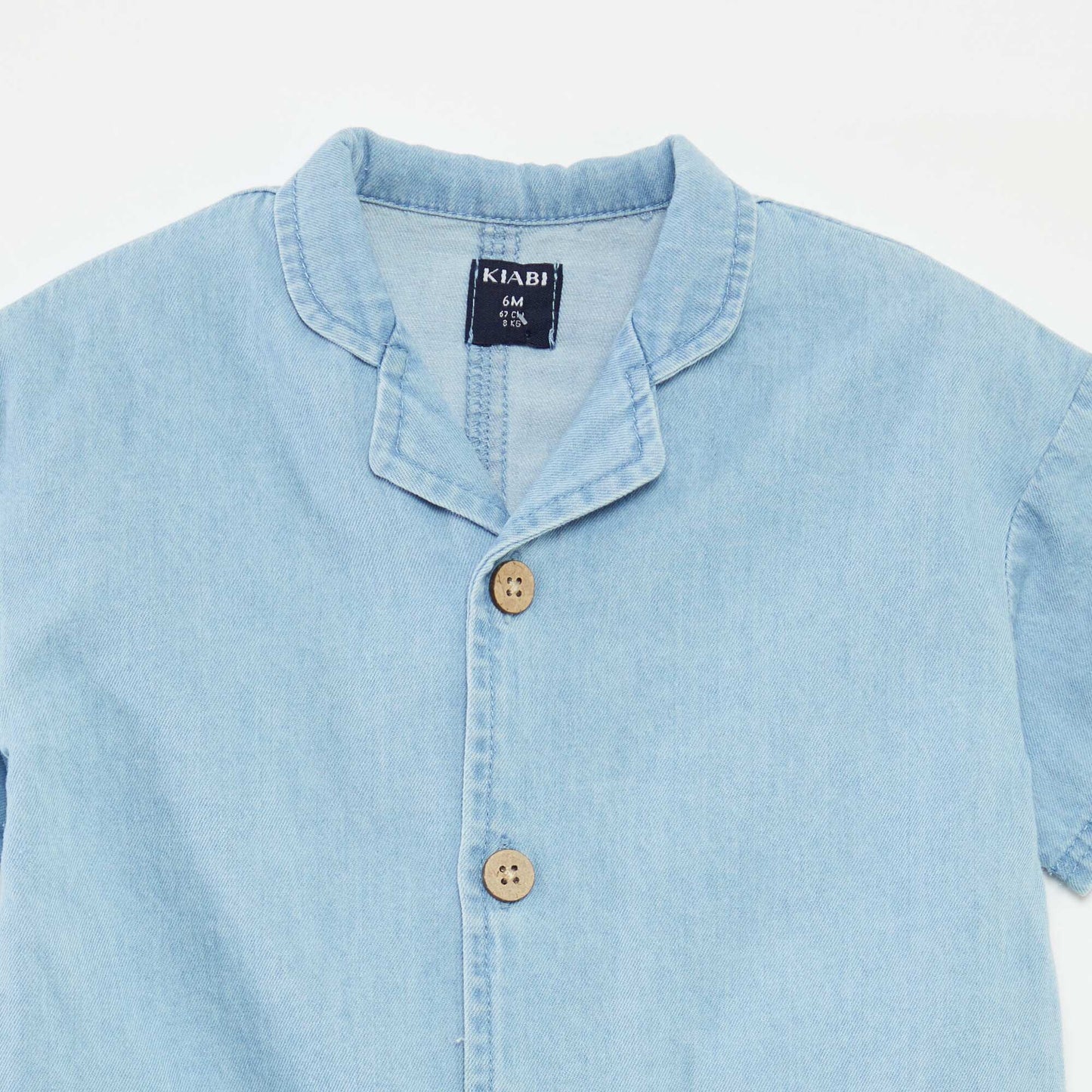 Combinaison longue en denim BLEU