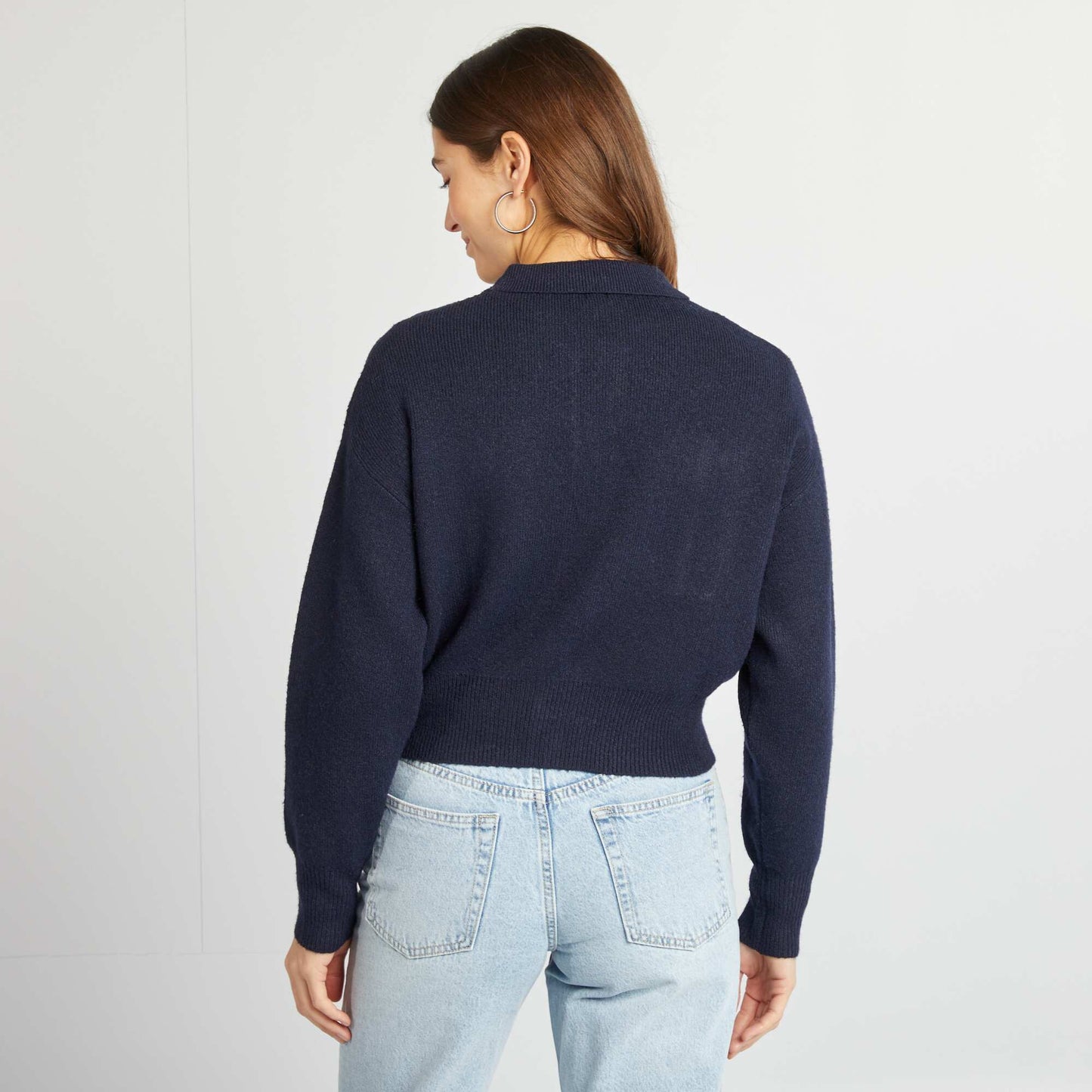 Gilet avec boutons fantaisies BLEU