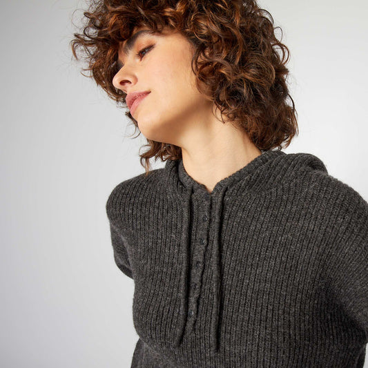 Pull à capuche GRIS