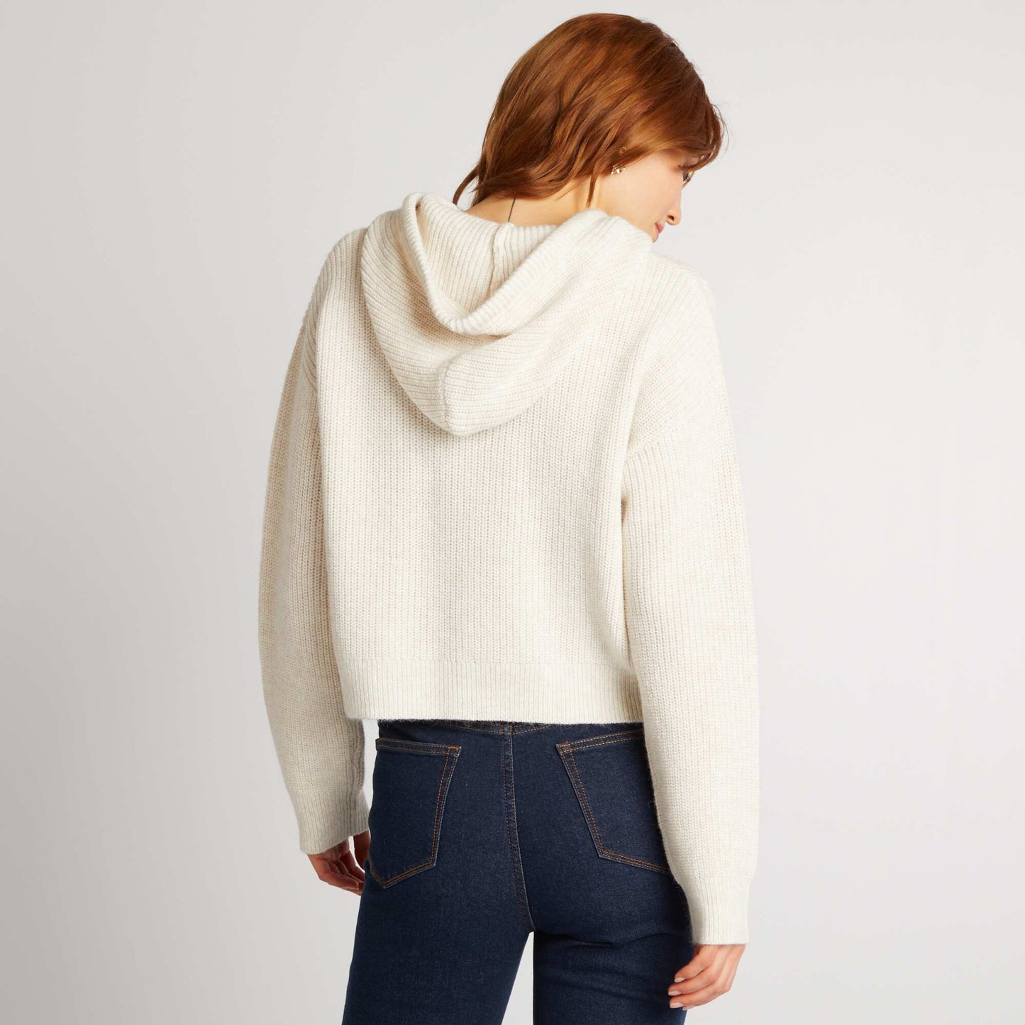 Pull à capuche BEIGE
