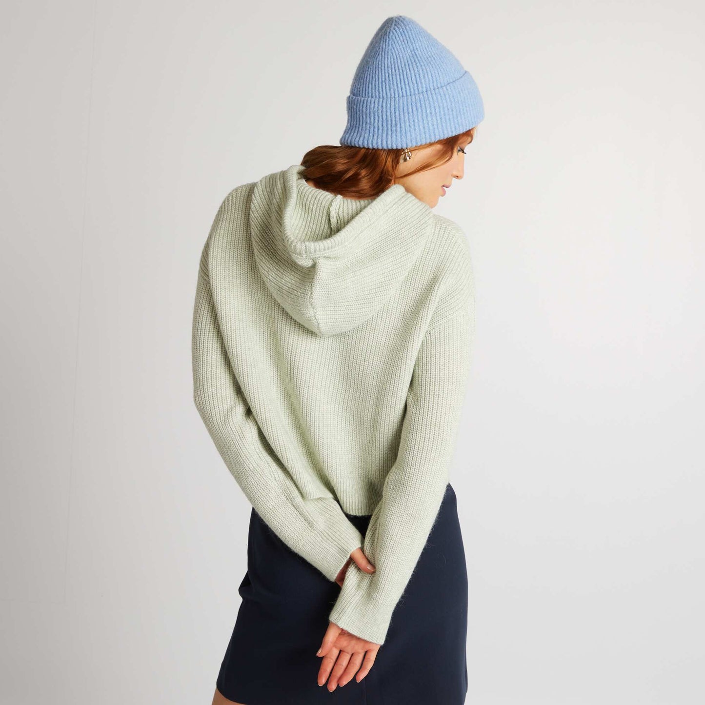 Pull à capuche VERT