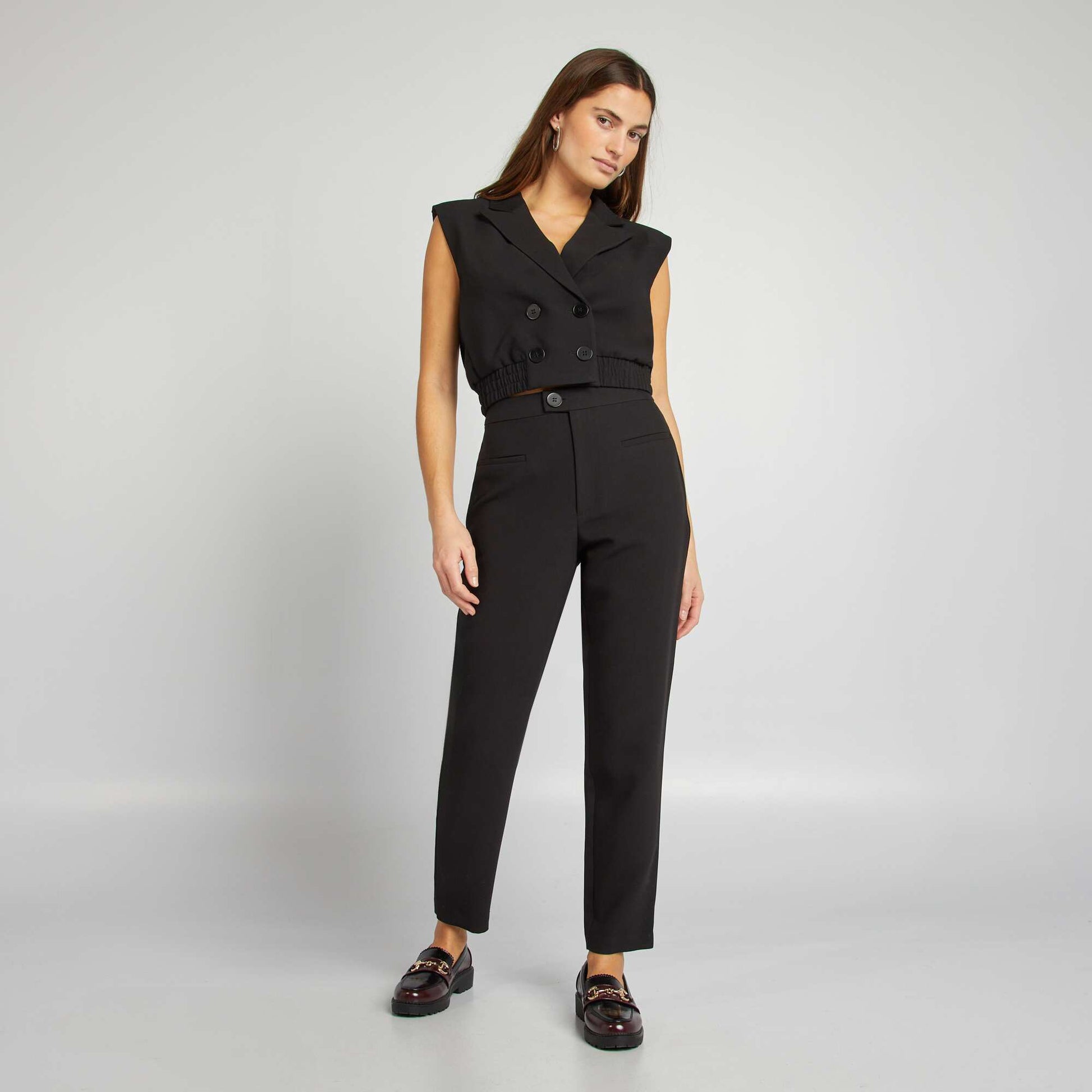 Pantalon de tailleur noir