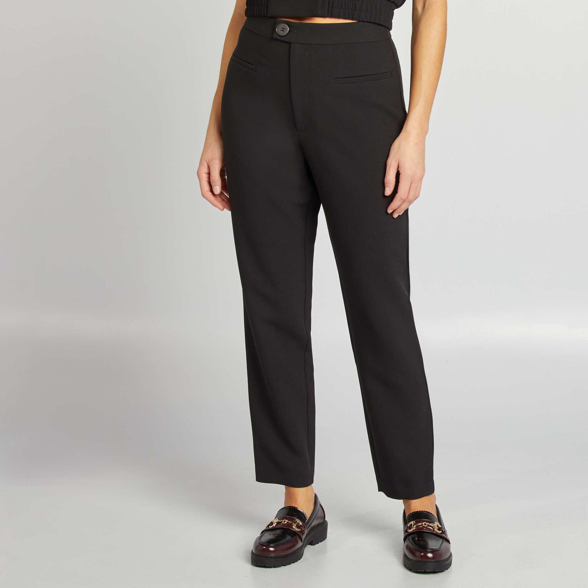Pantalon de tailleur noir