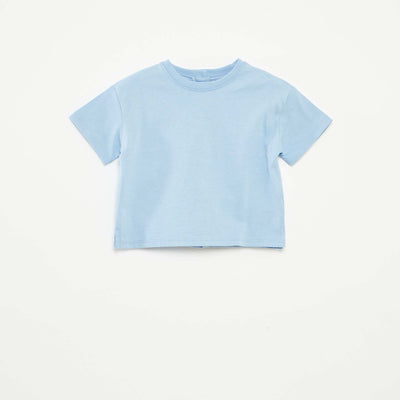 T-shirt à manches courtes - Tough Cotton™ BLEU