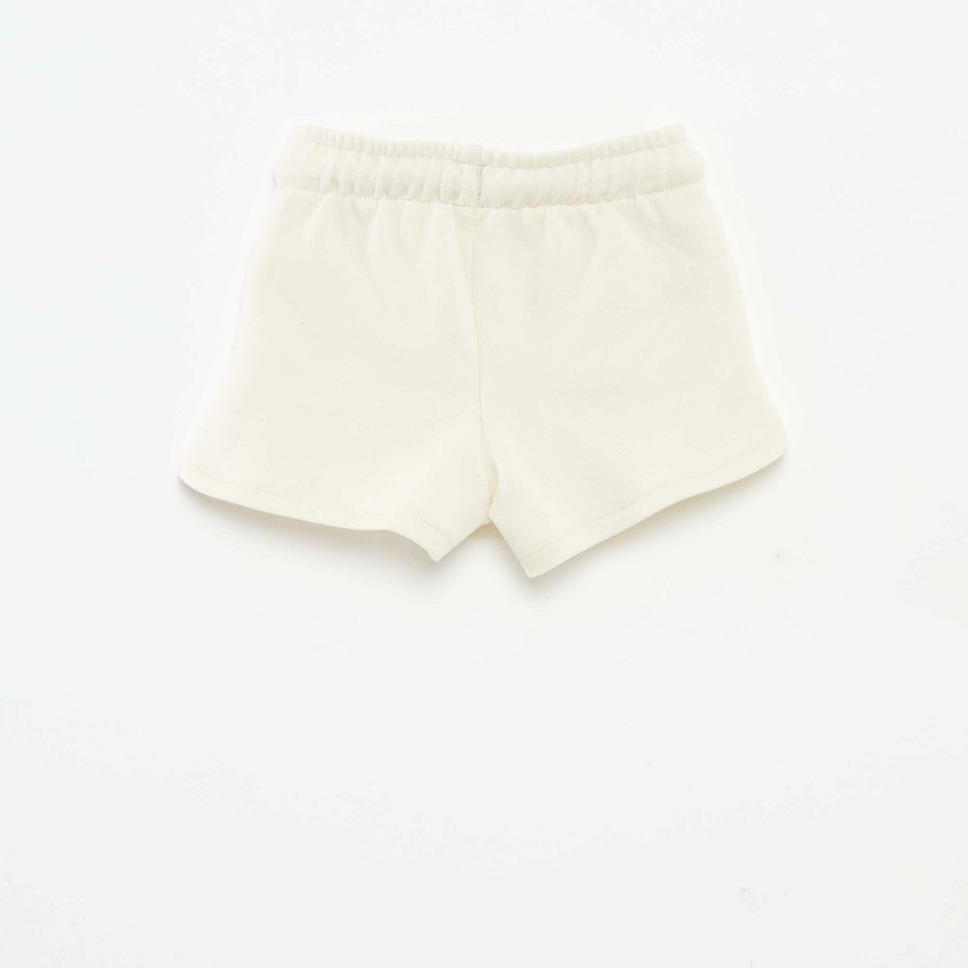 Short uni avec poches BLANC