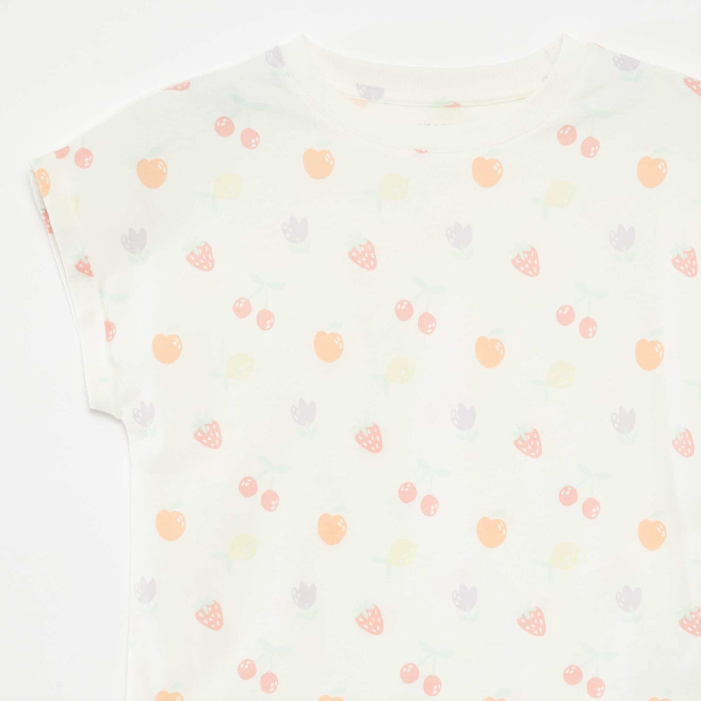 Lot de 2 t-shirts en coton BLANC