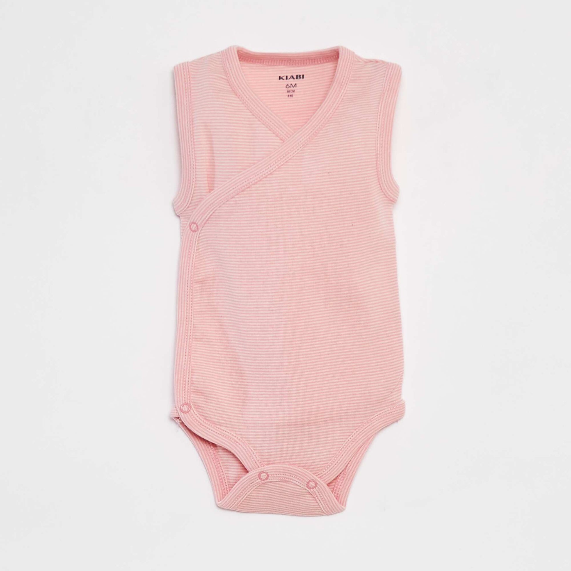 Lot de 3 body avec ouvertures pressionnées - 3 pièces ROSE