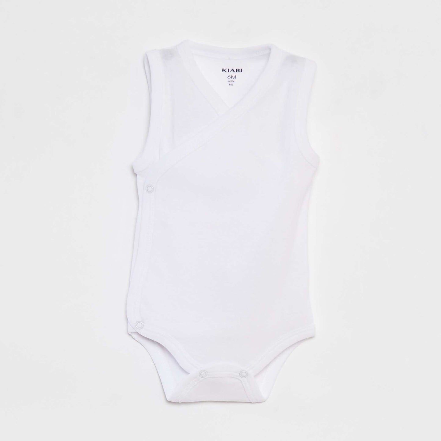 Lot de 3 body avec ouvertures pressionnées - 3 pièces BLANC