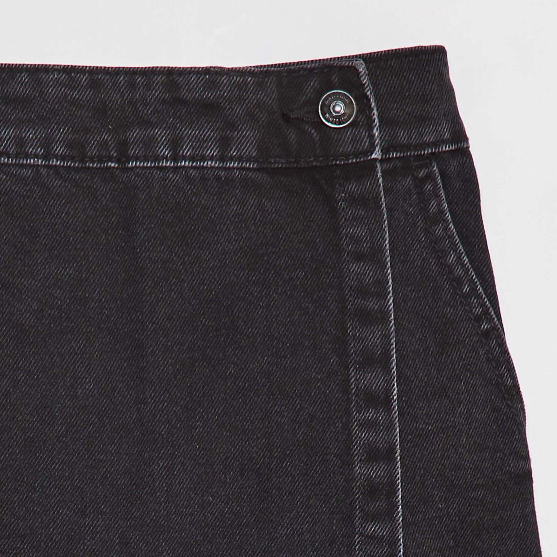 Jupe short en denim GRIS
