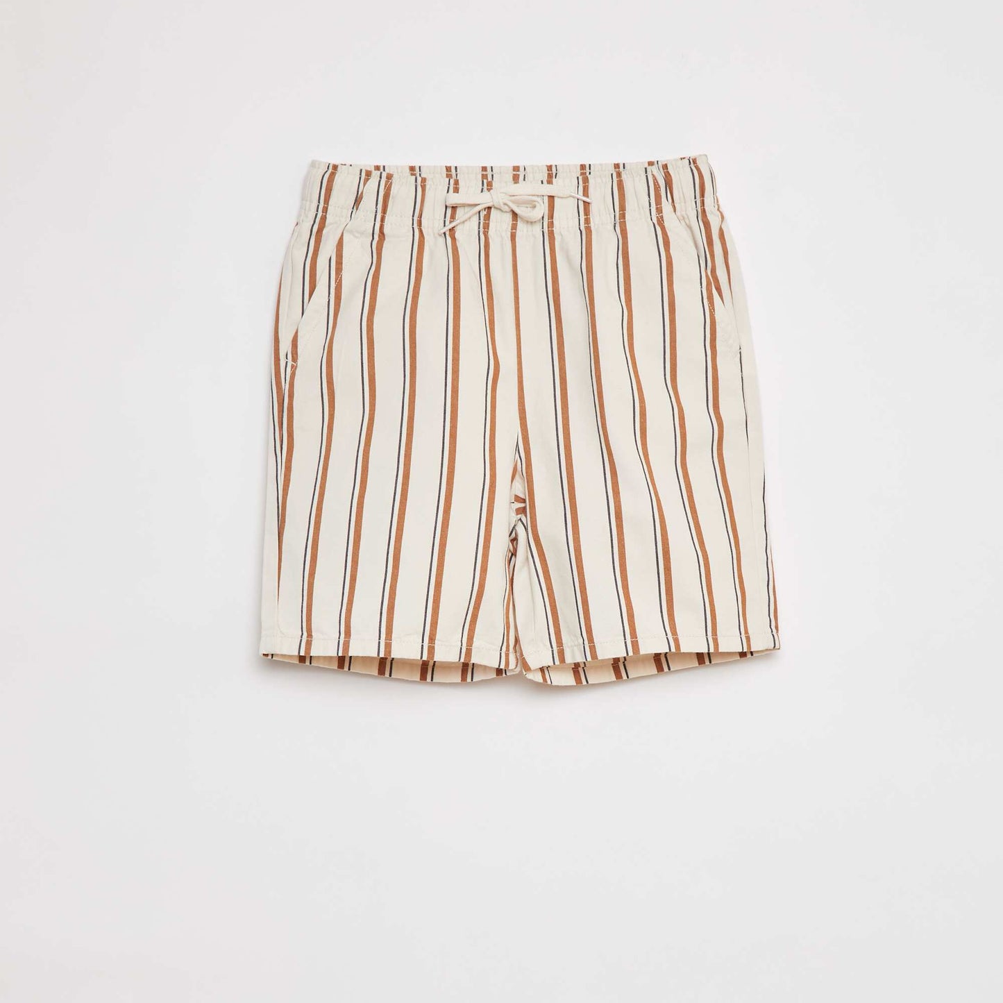 Bermuda avec taille élastiquée BEIGE