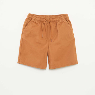 Bermuda type chino uni MARRON