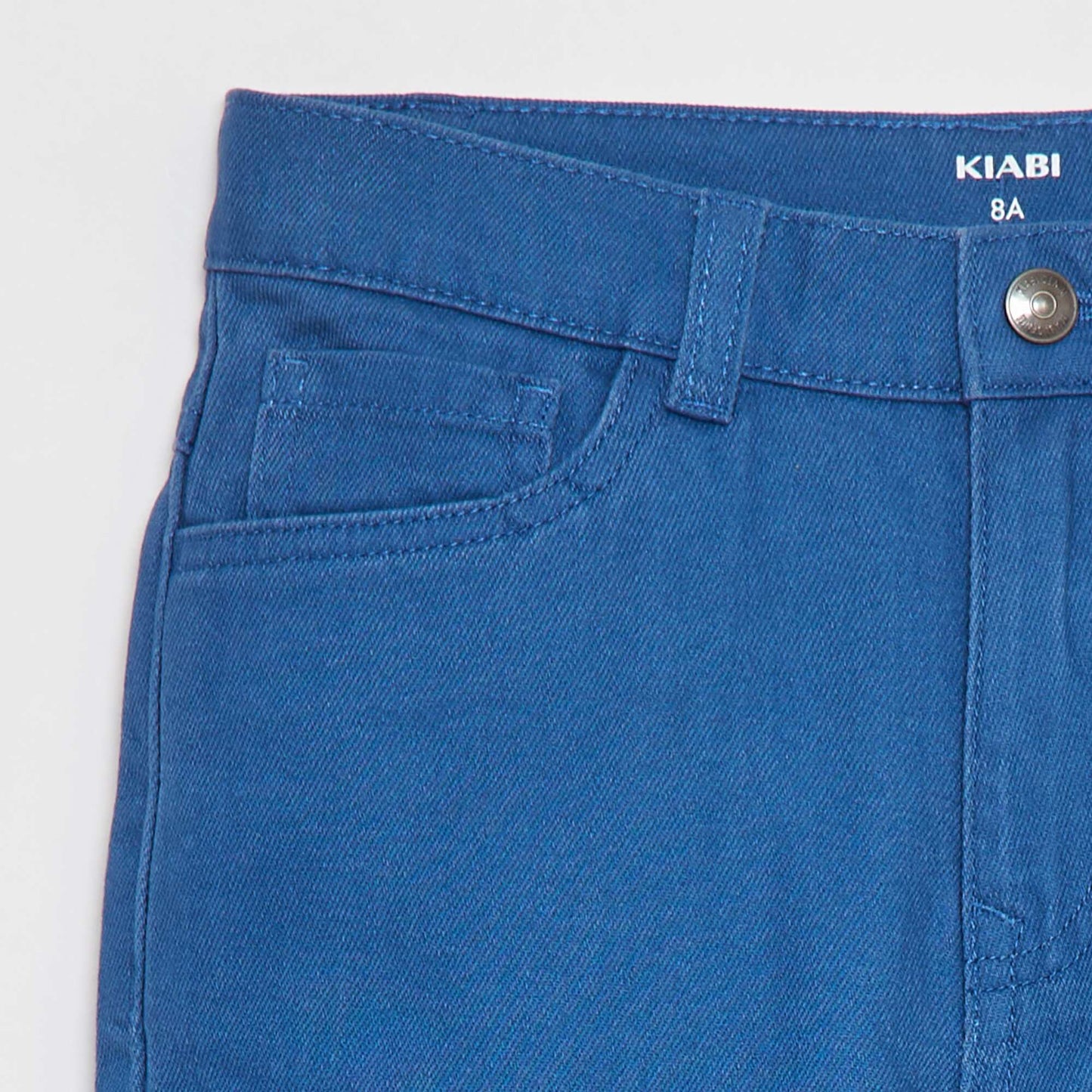 Bermuda en twill coupe loose BLEU