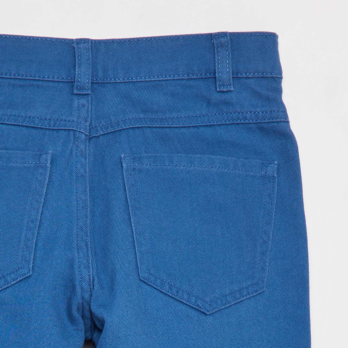 Bermuda en twill coupe loose BLEU
