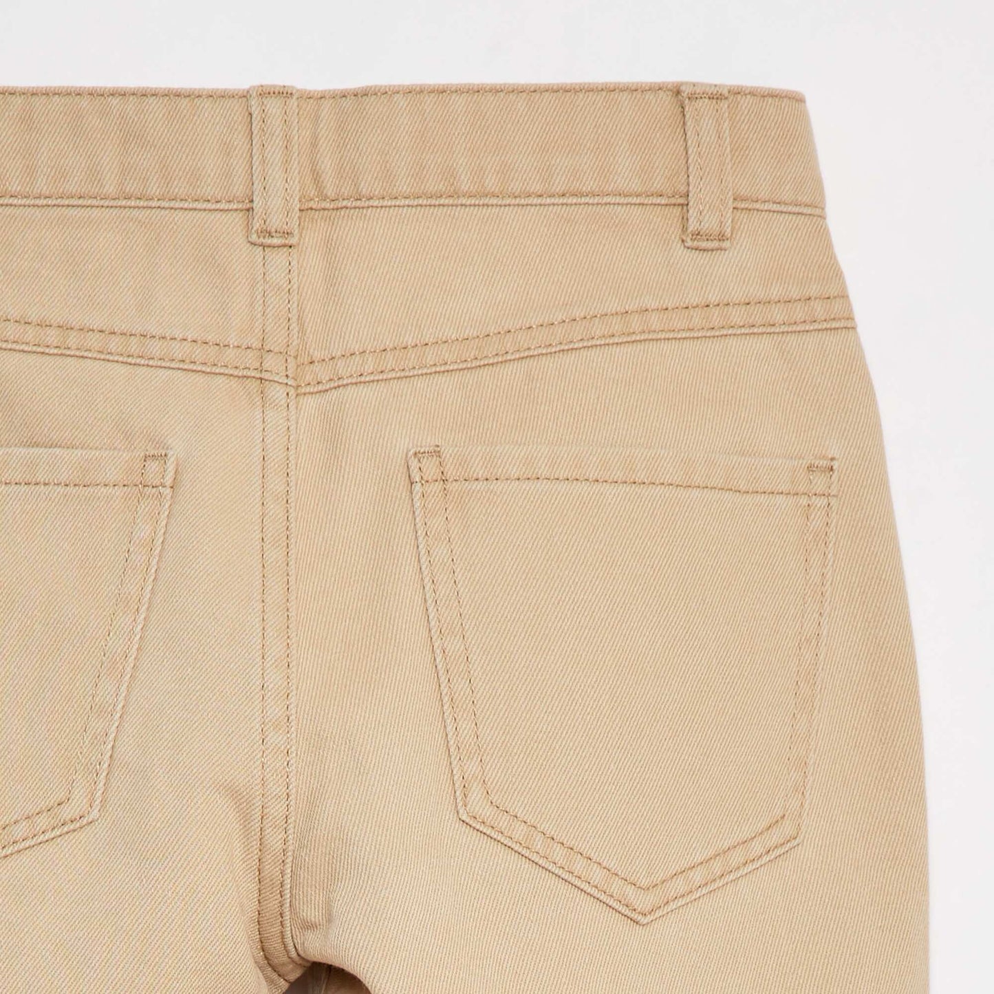 Bermuda en twill coupe loose BEIGE