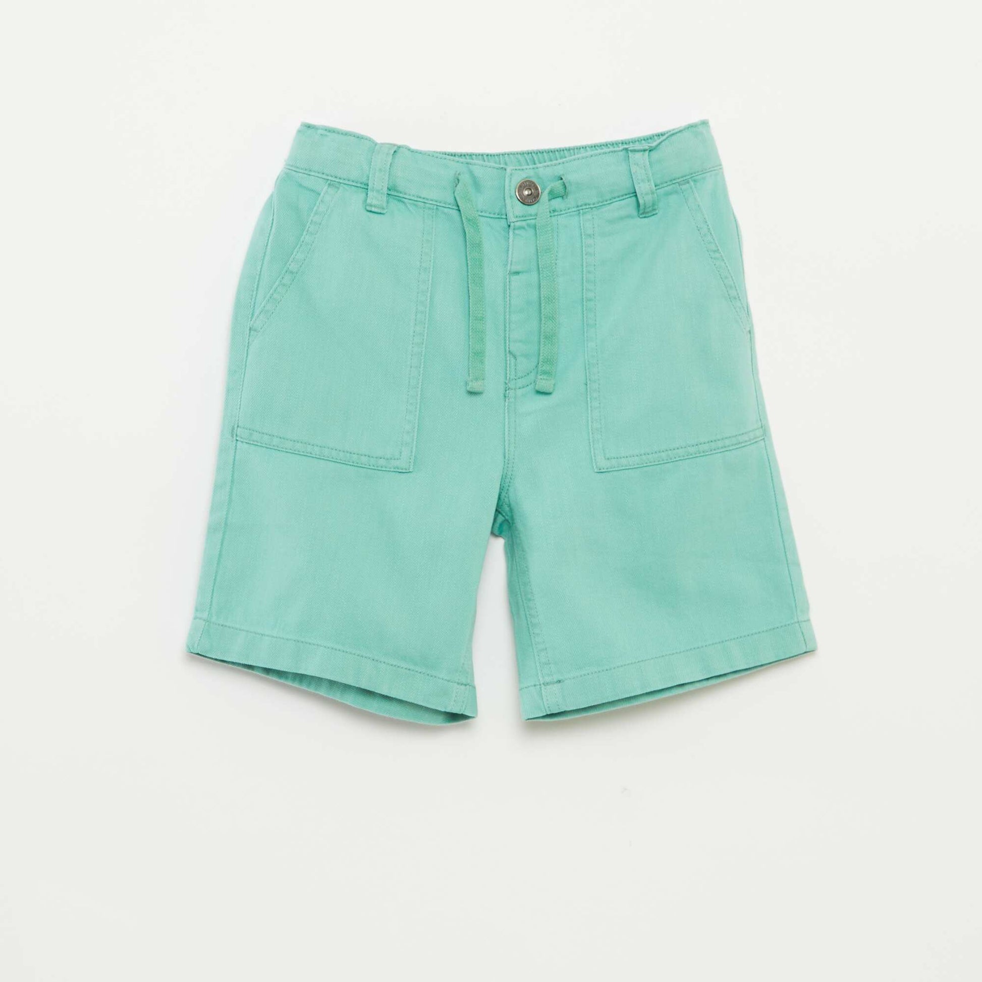 Bermuda en twill VERT