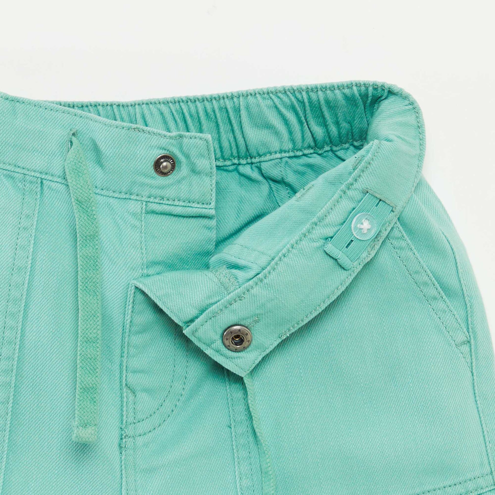 Bermuda en twill VERT