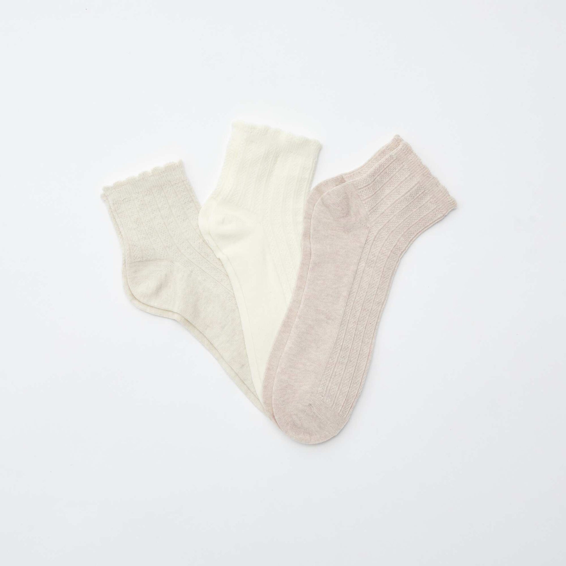 Chaussettes mi-hautes BEIGE