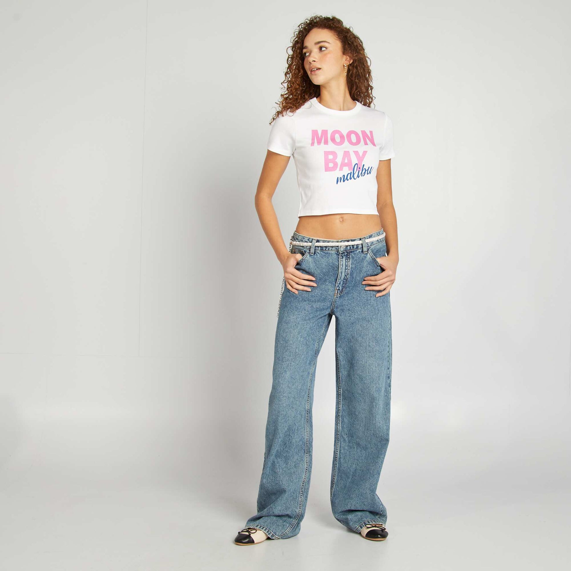 T-shirt esprit campus BLANC