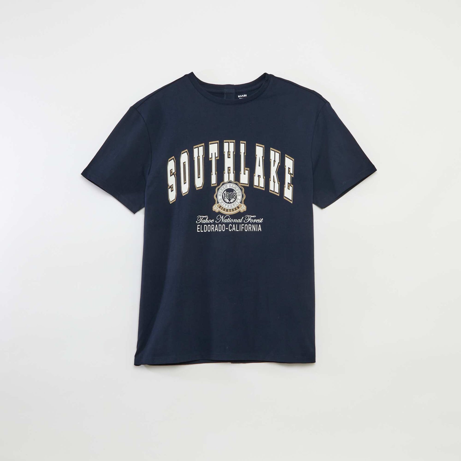 T-shirt manches courtes imprimé - So Easy BLEU