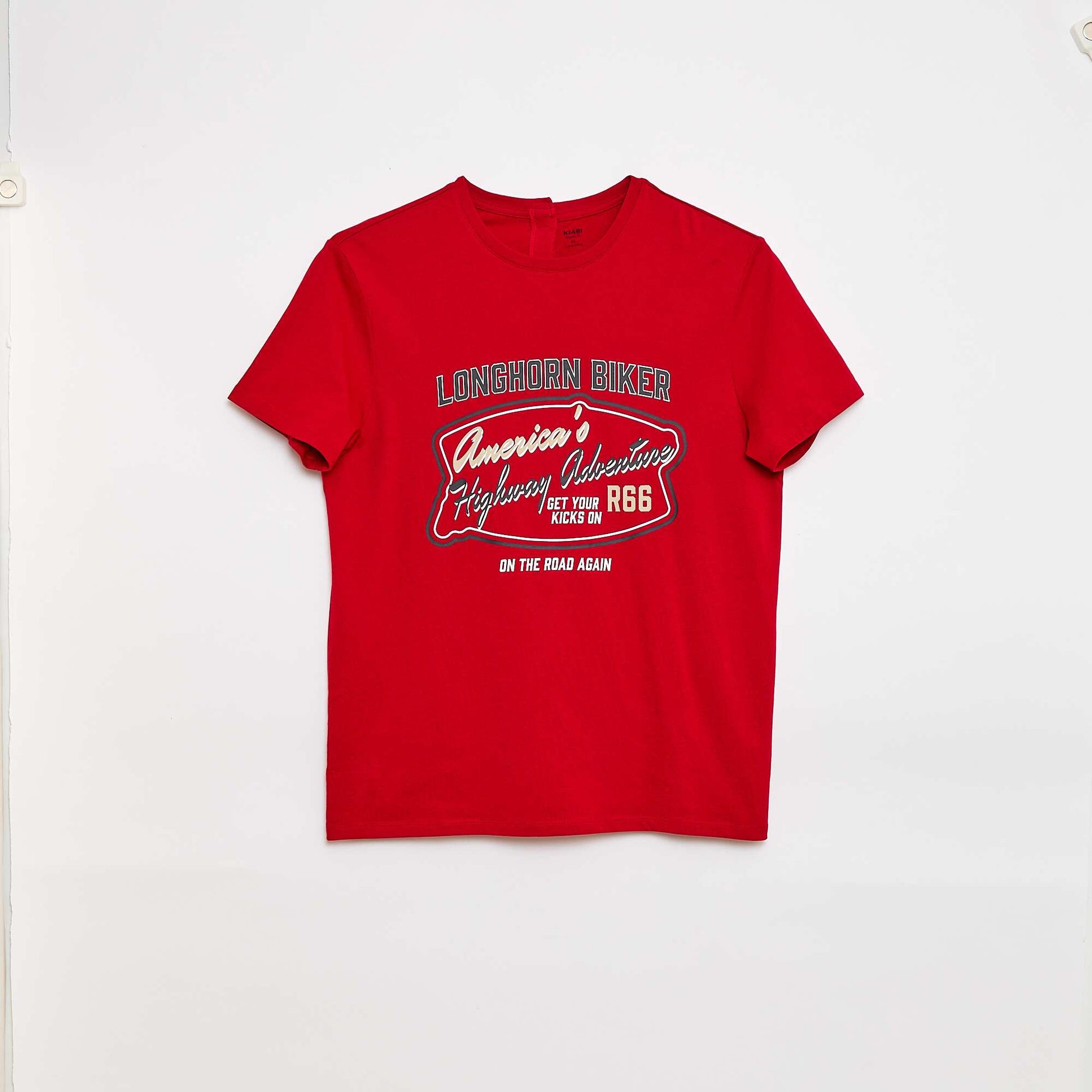 T-shirt manches courtes imprimé - So Easy ROUGE
