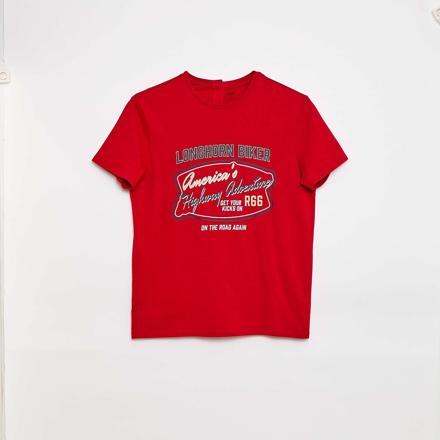 T-shirt manches courtes imprimé - So Easy ROUGE