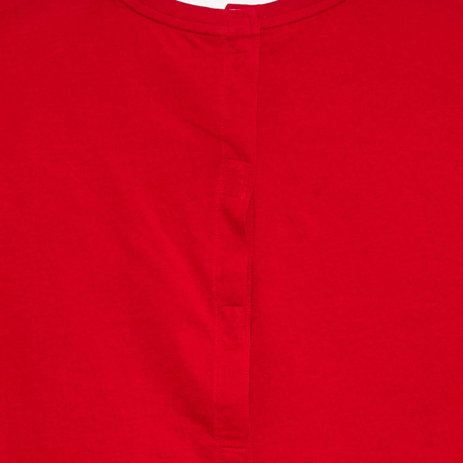 T-shirt manches courtes imprimé - So Easy ROUGE