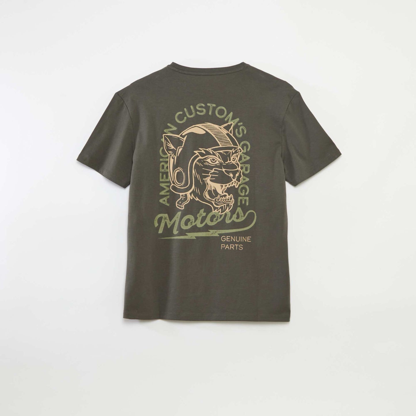 T-shirt manches courtes imprimé - So Easy KAKI